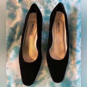 Nightcast velvet heels